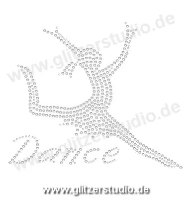 Motive aus Hotfixstrass 'Dance9' aus Strass zum aufbügeln 2640