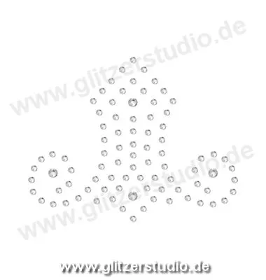 Hotfixbilder 'Design124' aus Strasssteine aufbügeln 2523
