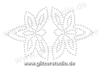 Hotfix Motive zum aufbügeln 'Design52' aus Strasssteine 1523