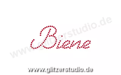 Glitzerschrift aus Strass "Bienchen" zum aufbügeln 3055