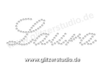 Eigener Schriftzug zum aufbügeln 5 Buchstaben "s4ss6b5" Schrift 4 Eigener Schriftzug zum aufbügeln 5 Buchstaben "s4ss6b5" Schrift 4
